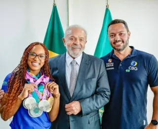 Presidente Lula parabeniza Rebeca após ouro: "Nossa maior medalhista"