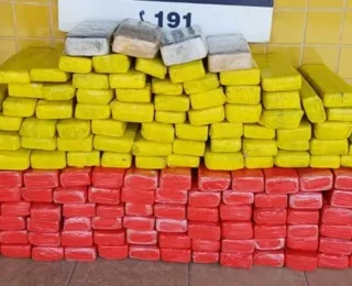 Quase 100 kg de maconha e cocaína são encontrados em ônibus na Bahia