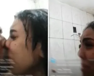 'Refém' flagrada beijando criminoso é solta após audiência