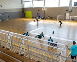 Seleções feminina e masculina de goalball fazem 1º treino em Paris