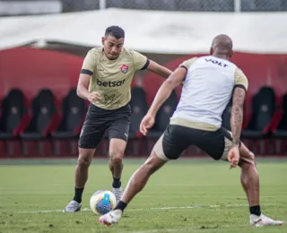 Sem três atletas, Vitória realiza penúltimo treino para pegar o Cuiabá