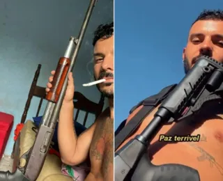 Suposto traficante que exibia armas nas redes sociais morre na Bahia - Imagem