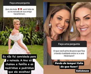 Ticiane revela não ter sido convidada para o noivado de Ana Hickmann