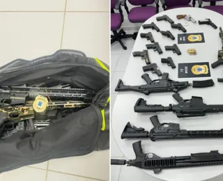 Três fuzis e mais 16 armas são apreendidas com homem no Corredor da Vitória