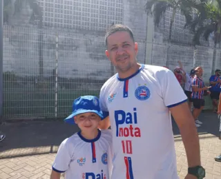 "Triunfo é o presente", diz papai tricolor no Ba-Vi do Dia dos Pais