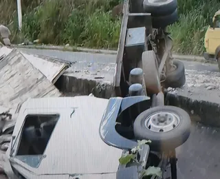 Grave acidente deixa trabalhador morto e dois feridos em Salvador