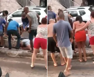 VÍDEO: Esgoto cede e adolescentes caem em vala no bairro do Uruguai