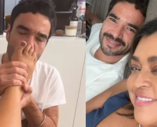 VÍDEO: Preta Gil ganha massagem e beijo do ex, Caio Blat