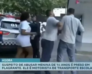 Repórter da Record Bahia é agredido ao vivo; assista vídeo