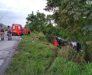 Via Bahia revela causa de acidente que matou quatro na BR-324