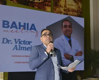 Victor Almeida abordou o perfil humanitário do médico na abertura do Bahia Meeting Saúde