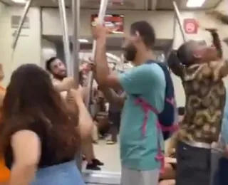 Olodum no Metrô de Salvador? Vídeo de passageiros viraliza; assista