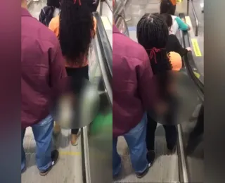 Vídeo: homem 'alisa' parte íntima de mulher no metrô de Salvador