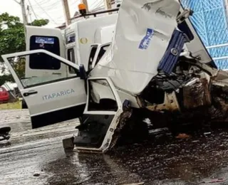 Vídeo: vereador de Itaparica fica preso às ferragens de ambulância