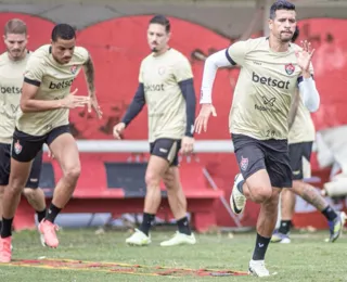 Vitória encerra preparação para o clássico contra o Bahia