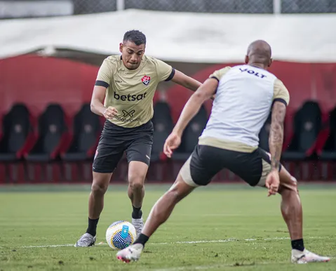 Sem três atletas, Vitória realiza penúltimo treino para pegar o Cuiabá