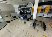 Agência bancária do Imbuí é alvo de vandalismo; PM desconhece ação imagem