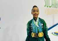 Atleta baiana faz história e conquista quatro ouros no Sul-Americano