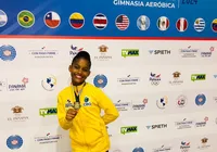 Baiana garante medalha de ouro no Pan-Americano de Ginástica Aeróbica