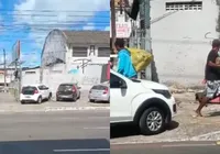 Carro atropela cadáver na Feira de São Joaquim