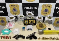 Casal suspeito de tráfico de drogas é preso em condomínio na Bahia