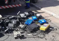 Coelba remove mais de 15 toneladas de cabos de internet em 7 dias imagem