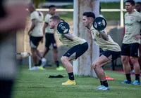 Com Camutanga na academia, Vitória faz treino técnico na Toca