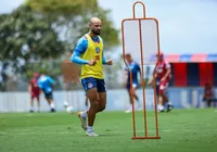 Com participação parcial de Biel, Bahia realiza segundo treino da semana