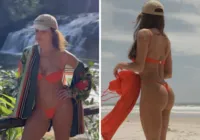 Deborah Secco curte praia da Bahia e exibe corpão: "Cura gay"