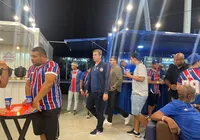 Em dia de protestos, CEO do Grupo City marca presença em jogo do Bahia