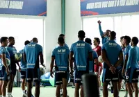 Em meio a fortes chuvas, Bahia segue preparação para jogo com o Cuiabá