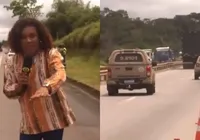 Equipe de reportagem é atacada a tiros em Camaçari