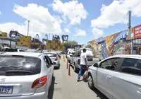 Ferry segue com fluxo intenso e espera na fila dura cerca de 4h