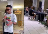 "Foi na hora do meu show”, diz cantor que participou de festa na Ribeira