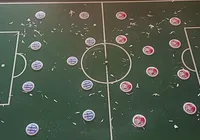 Gaúcho comanda no futebol de mesa