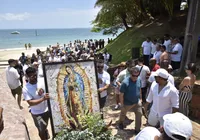 Nossa Senhora de Guadalupe: Baía de Todos-os-Santos é palco da 1ª procissão marítima imagem