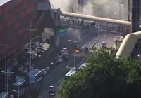 Protesto causa congestionamento na Av. Tancredo Neves em Salvador