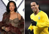 Rihanna revela torcida pelo Brasil e admiração por Ronaldinho