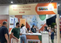 Sesab disponibiliza posto de vacinação para visitantes da Fenagro