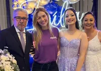 Look de Virginia para festa de 15 anos chama a atenção da web