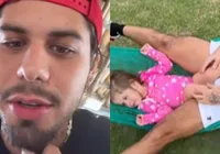 Zé Felipe dá bronca e filha toma atitude inesperada contra ele imagem