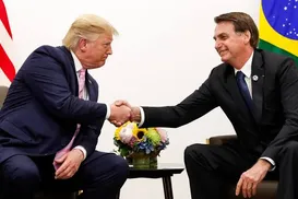 “Estamos alinhados com as políticas de Trump”, dispara Bolsonaro - Imagem