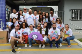 Estudantes são recepcionados por equipes da SEC no 2° dia do Enem - Imagem