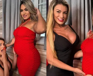 Andressa Urach grava conteúdo adulto com grávida: "Incrível"