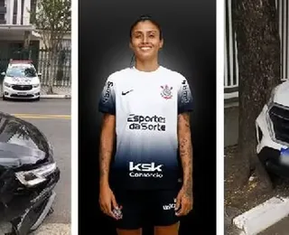 Atacante do Corinthians provoca acidente, foge e é presa em São Paulo