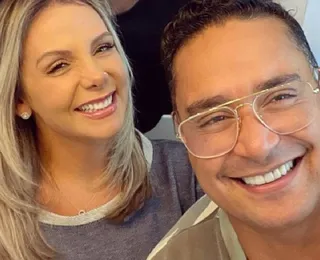 Avião de 2 andares: Xanddy e Carla Perez viajam em aeronave luxuosa