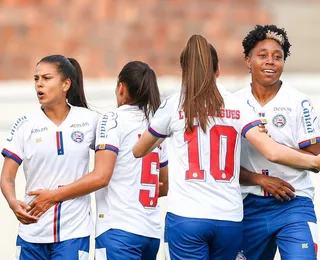 Bahia goleia por 8 a 0 e chega a 102 gols marcados no Baianão Feminino