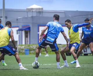 Bahia terá semana cheia de preparação para enfrentar o Vasco