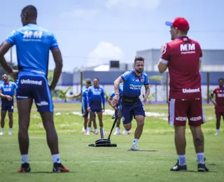 Com Biel recuperado, Bahia segue preparação para enfrentar o Cruzeiro