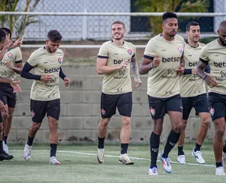 Com Luan de volta, Vitória segue preparação para enfrentar o Athletico